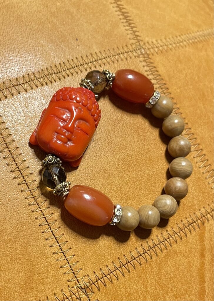 Buddha-Armband-Carneol-Jaspis